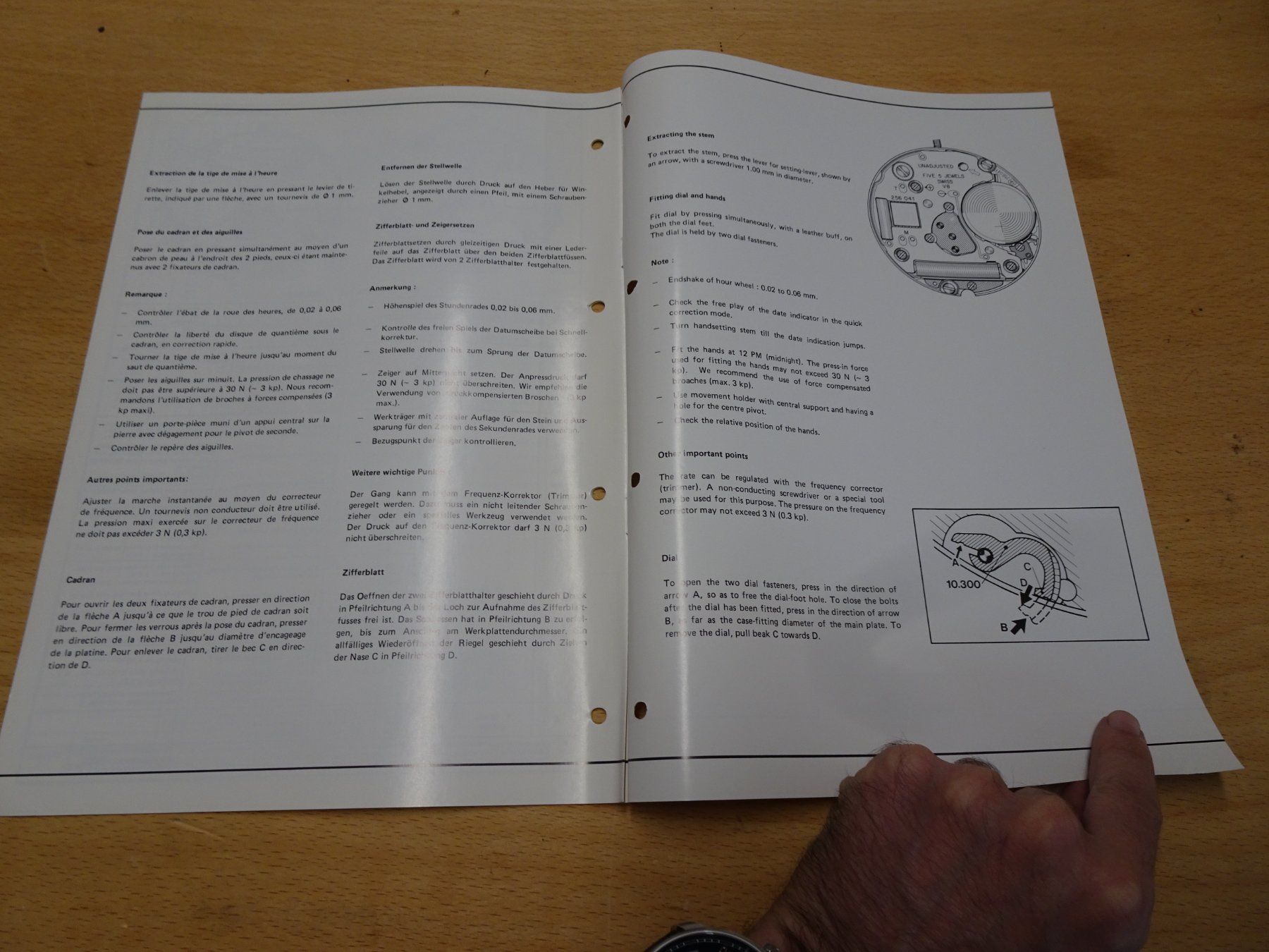 Documenti: ETA Quarzwerke Technische Dokumente – Usato da Winterthur venduto da Sintoras01 7