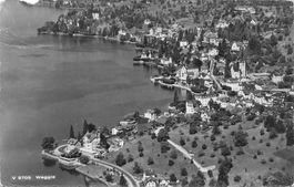 Weggis (LU) Luftaufnahme Vierwaldstättersee