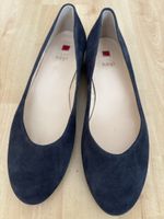  Ballerinas Högl Wildleder dunkelblau Grösse 38