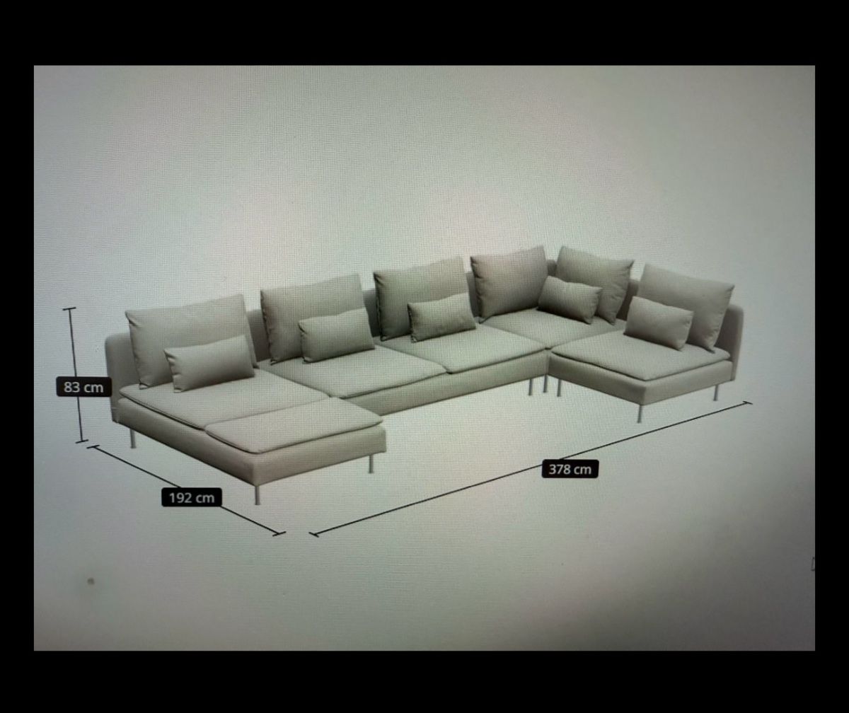 Divani: IKEA SÖDERHAMN Modulsofa / Lounge Sofa, Beige – Usato da Ebikon venduto da her_82yr