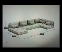 IKEA SÖDERHAMN Modulsofa / Lounge Sofa, Beige