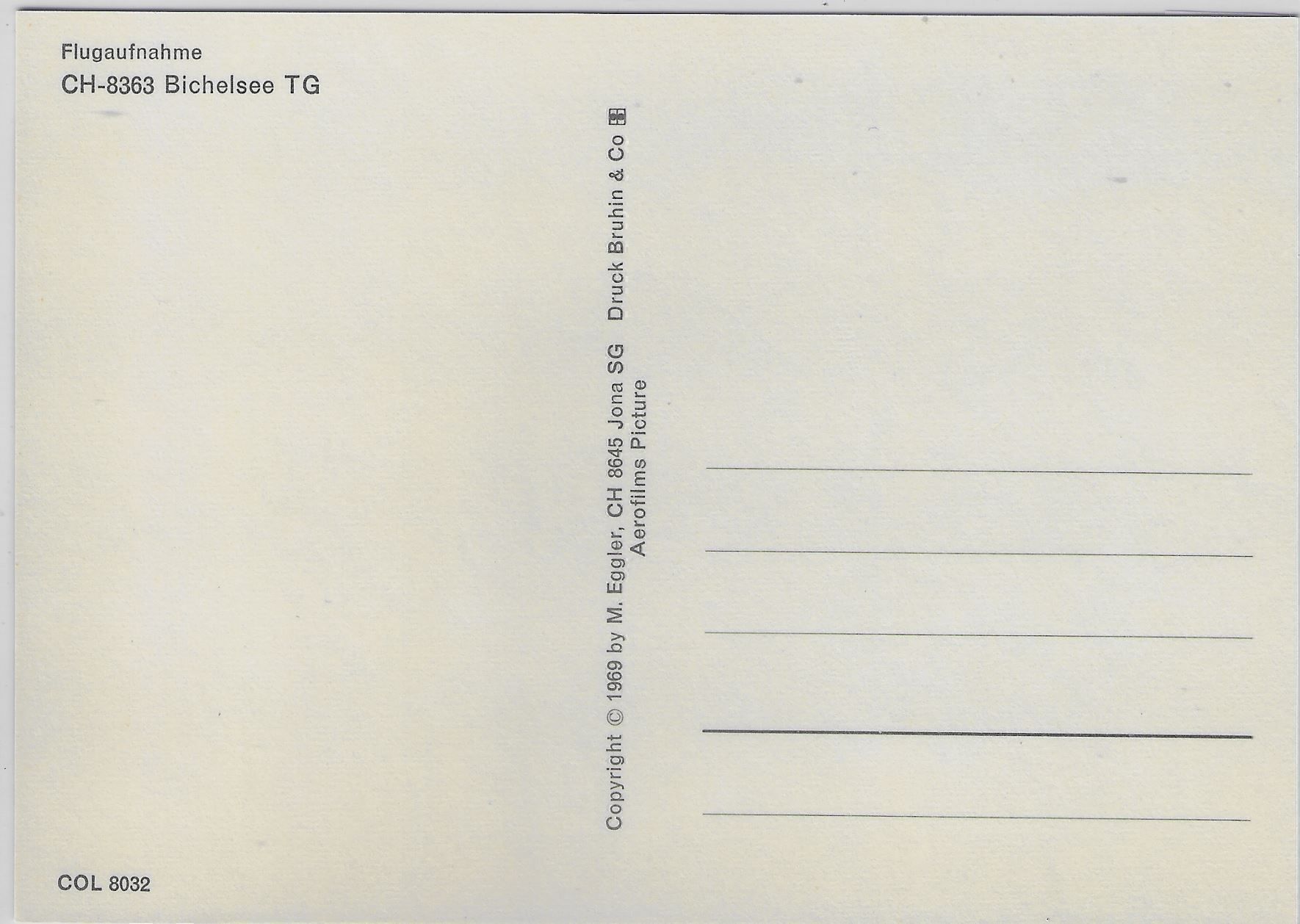 Cartoline postali: Flugaufnahme Bichelsee TG – Antico da Ettingen venduto da Kartenplanet 1