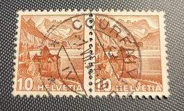 Vollstempel Courfaivre briefmarke