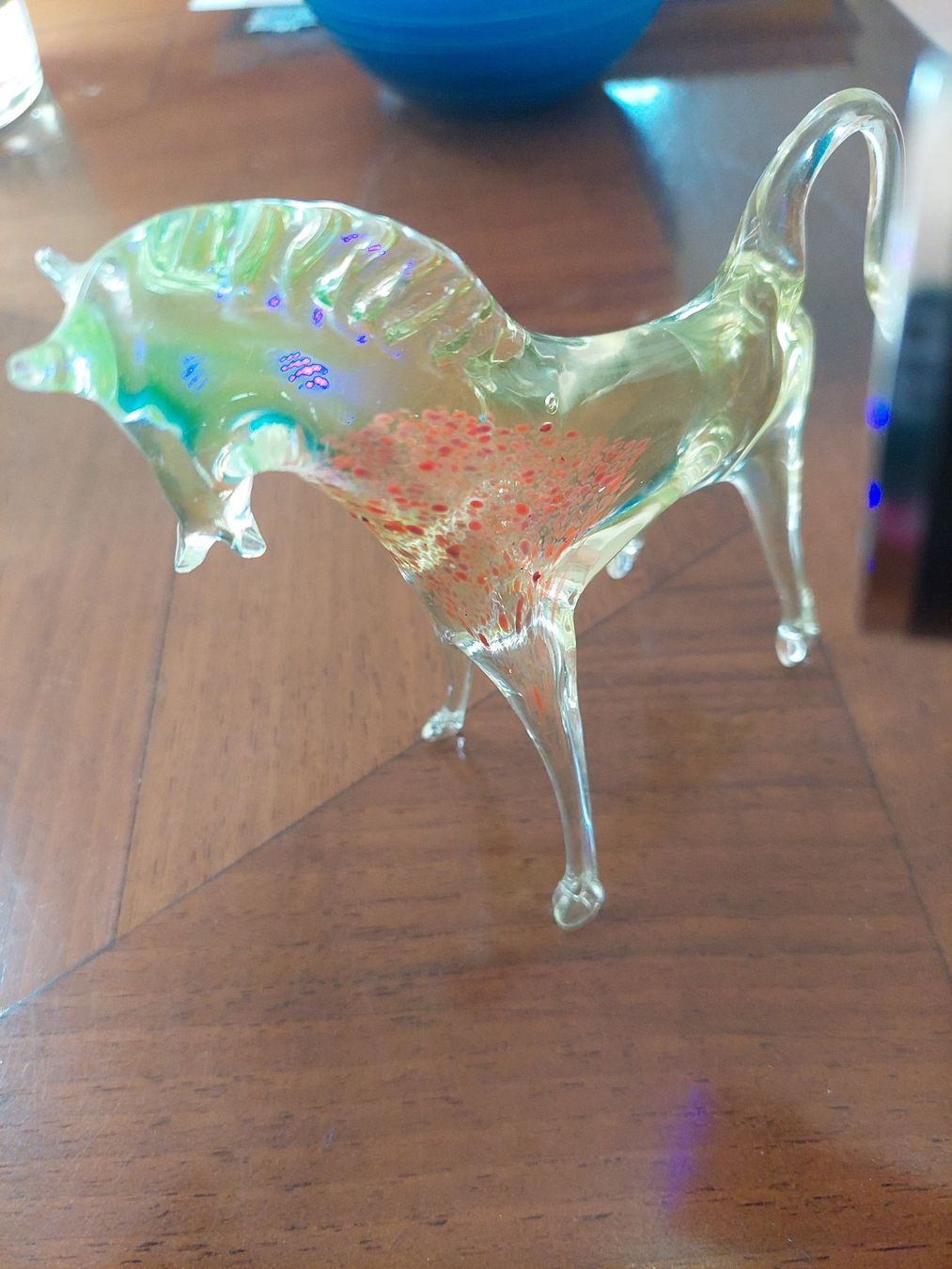 Statuette: Uranglas Pferd (Murano?) – Usato da Hergiswil NW venduto da maiette-23.N 6
