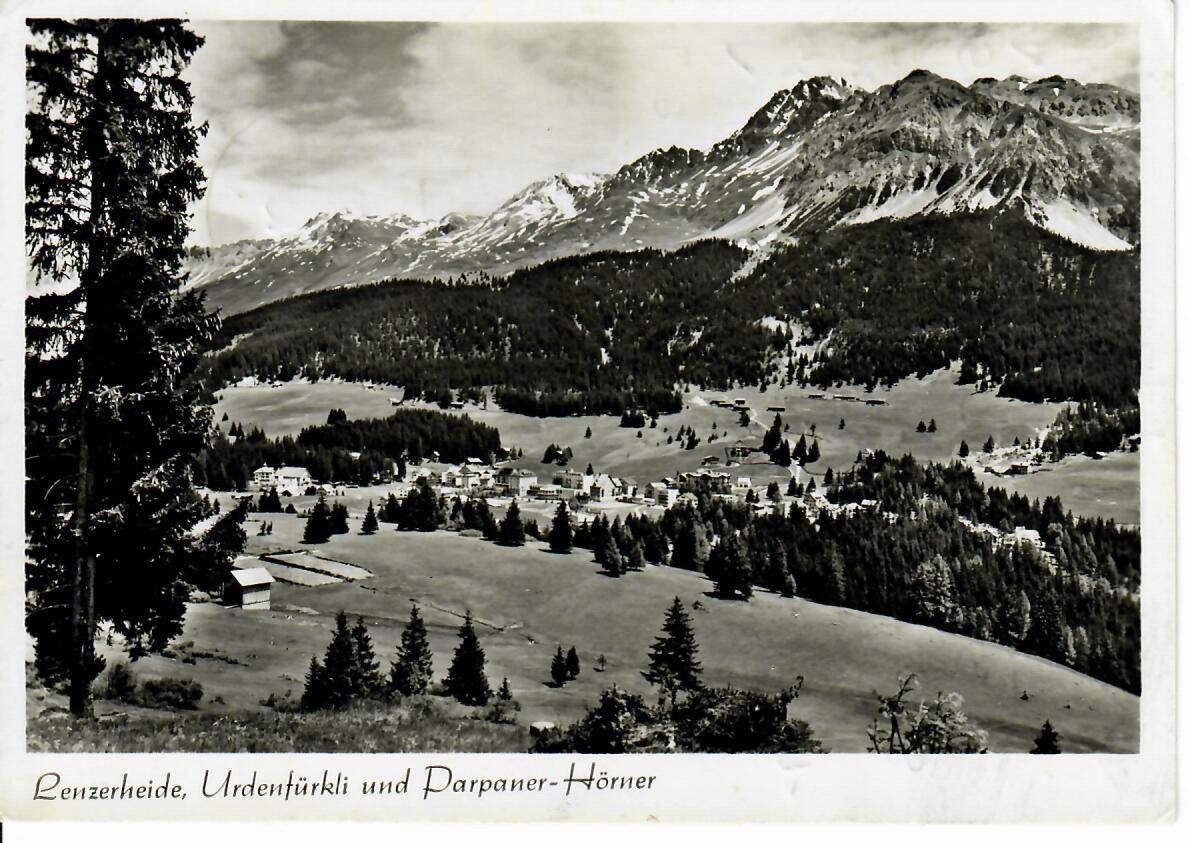 Ansichtskarten: Lenzerheide  1952 – Gebraucht aus Hochdorf von Ziegel-16