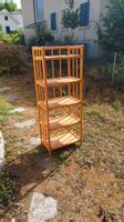 Regal Rattan 5 Ablagen naturfarben guter Zustand