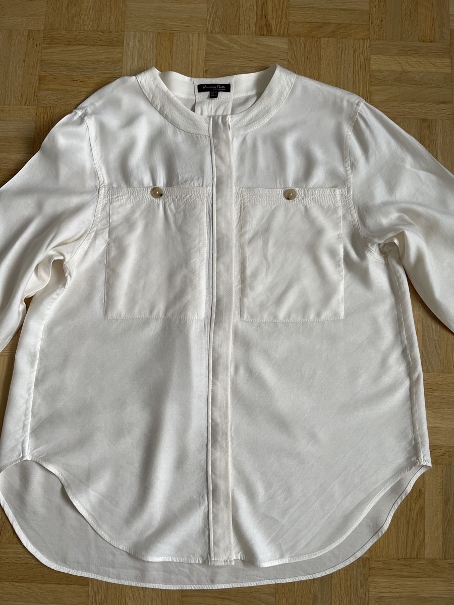 Massimo Dutti Camicette: Massimo Dutti Bluse, Gr. 34, Vanille farbig – Usato da Zürich venduto da Kleanthy 3