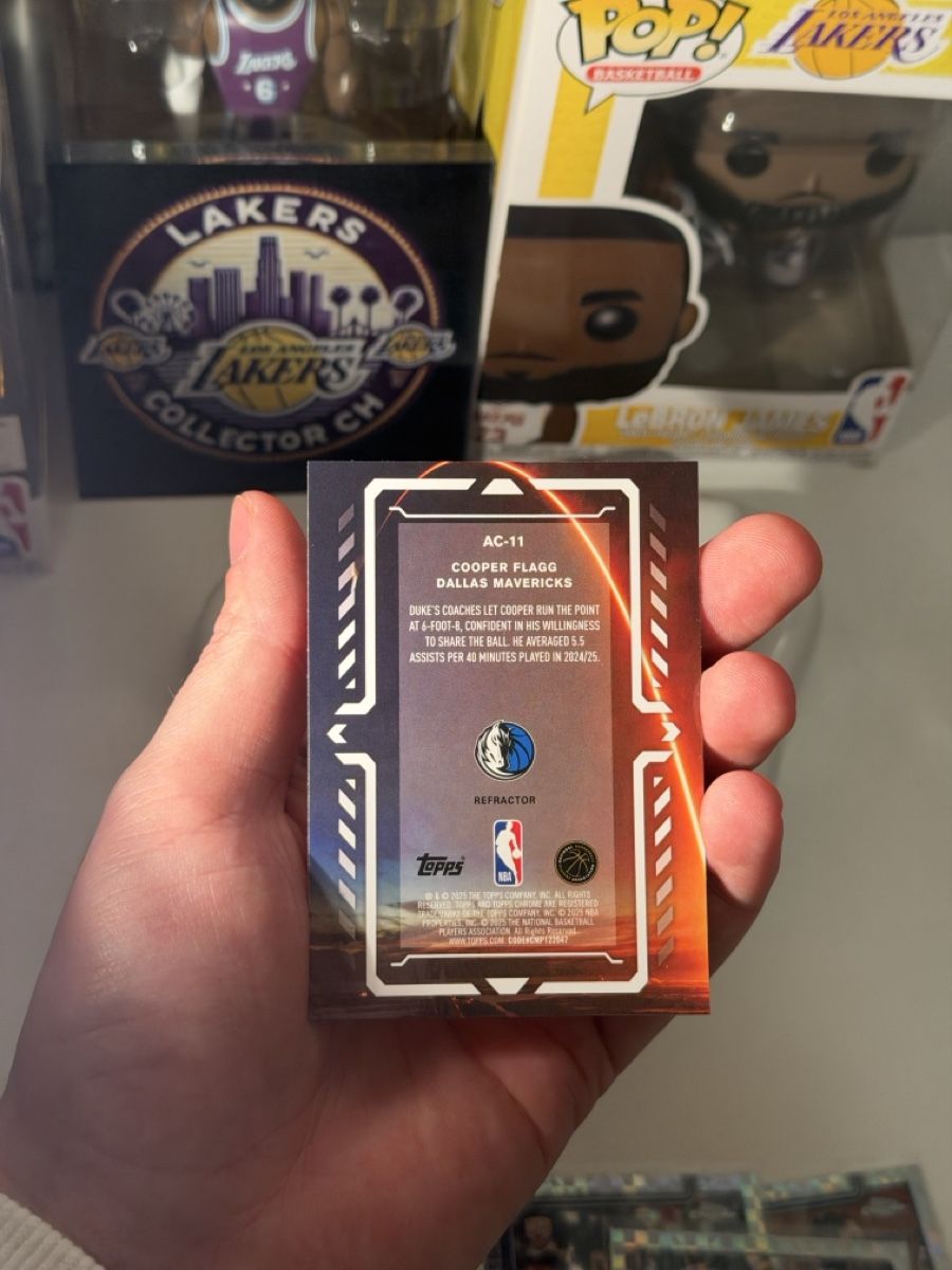 Topps Carte collezionabili: Cooper Flagg Activators RC Refractor, Topps Chrome 2025-26 – Nuovo (secondo la descrizione) da Allschwil venduto da lakerscollectorch 1