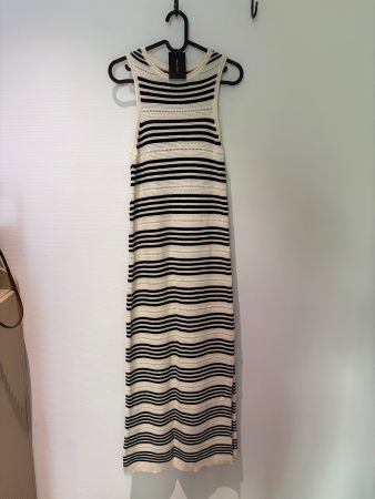MASSIMO DUTTI New Striped Maxi dress