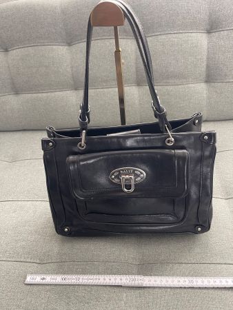 Schwarze Bally Handtasche aus Leder