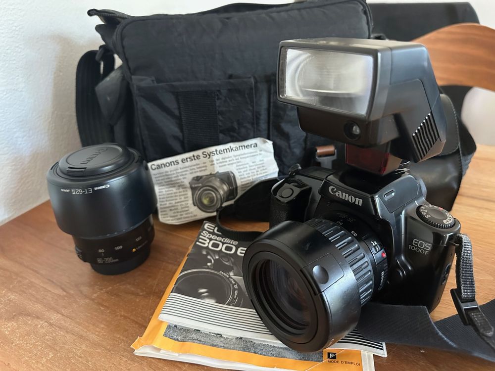 Canon EOS 1000F inkl. Speedlite 300EZ Kaufen auf Ricardo