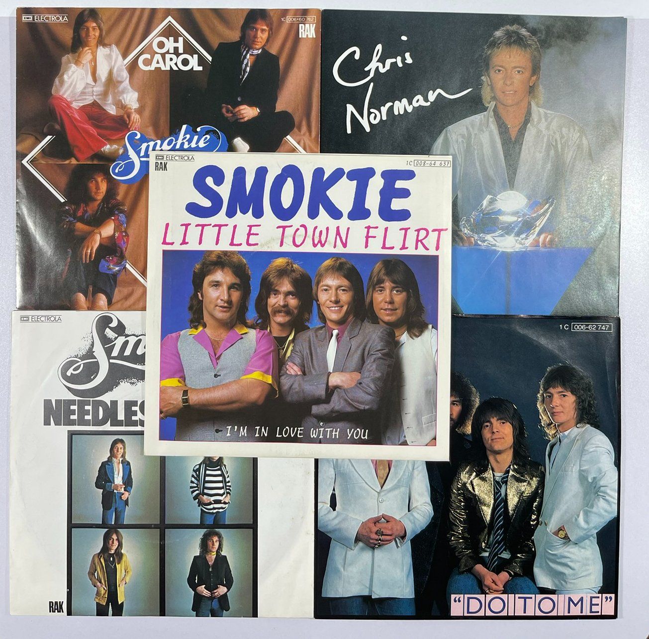 Schallplatten: 5 Singles von SMOKIE – Gebraucht aus Frenkendorf von Yard-Sale-2000