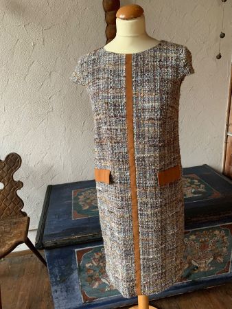 DENI CLER MILANO TWEED Kleid Gr. 40IT NEU