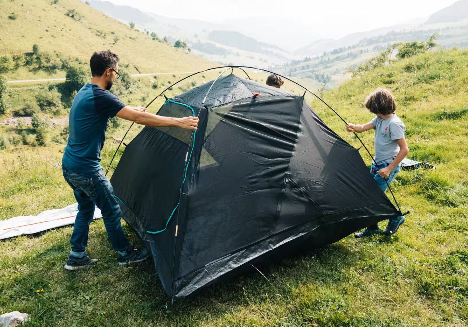 QUECHUA Campingzelt MH100 Fresh & Black fr 3 Personen (Neu (gemss  Beschreibung)) in Emmetten fr CHF 40  nur Abholung auf Ricardo kaufen