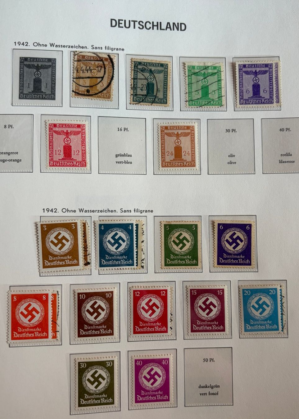 Alle Briefmarken: Briefmarken Deutsches Reich – Gebraucht aus Dotzigen von ser_8hp9