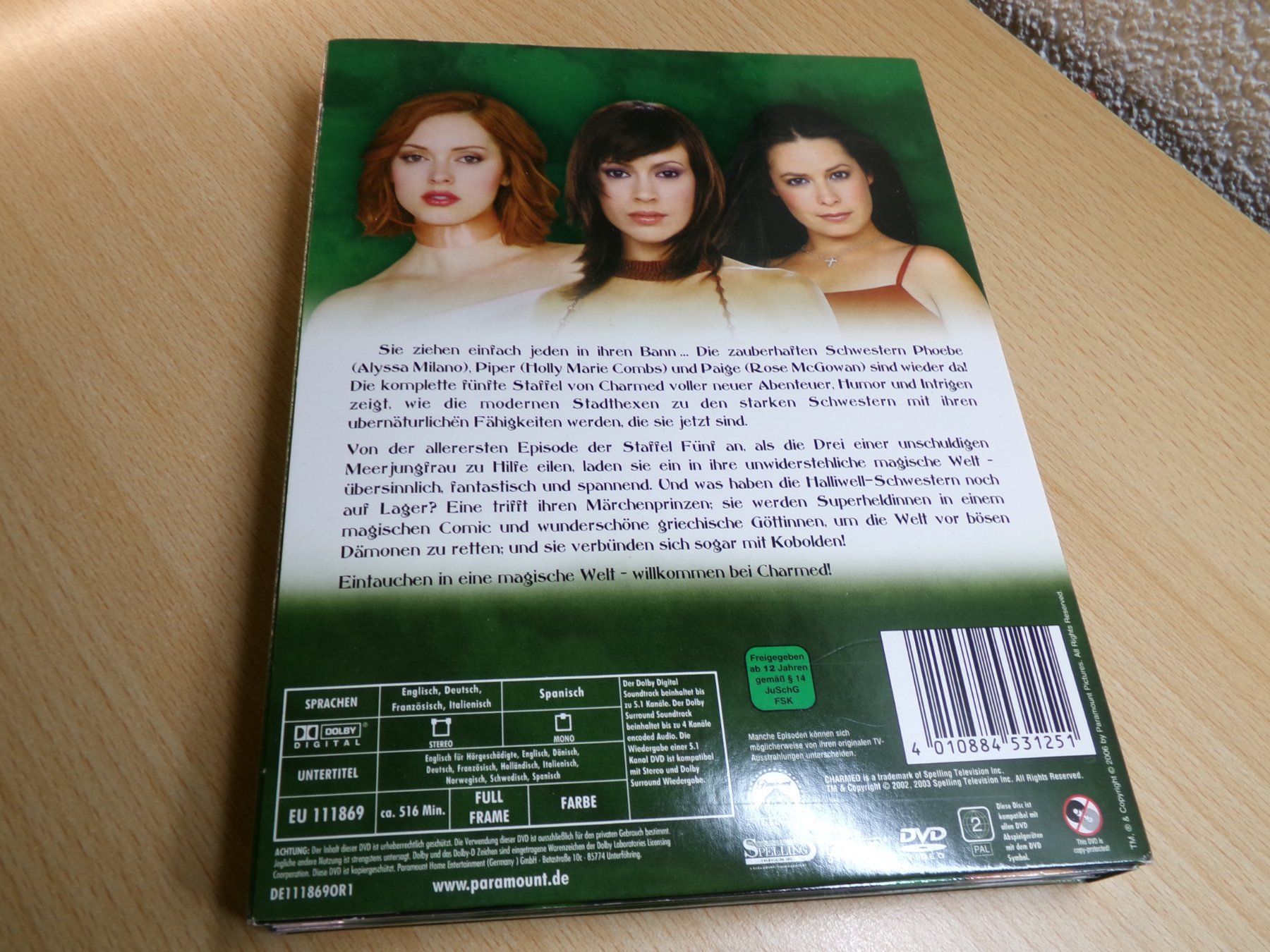 Tutti i DVDs: Charmed Staffel 5.1 – Usato da Hombrechtikon venduto da Maloev17 1