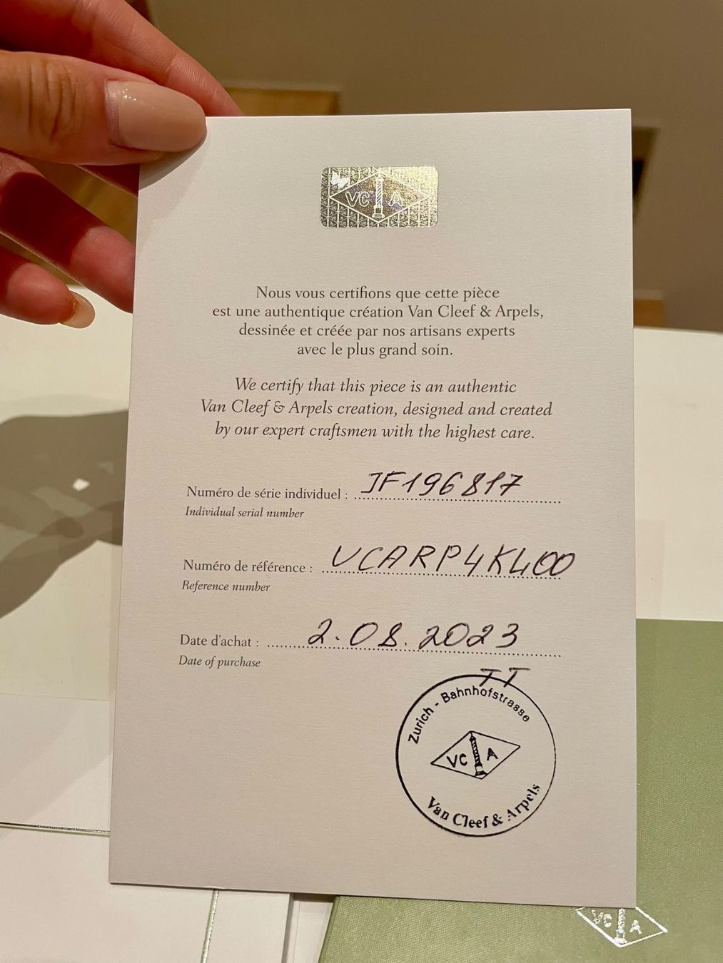 Van Cleef Catenine: Van Cleef & Arpels Alhambra Halskette Gold – Usato da Zürich venduto da Falconking 6