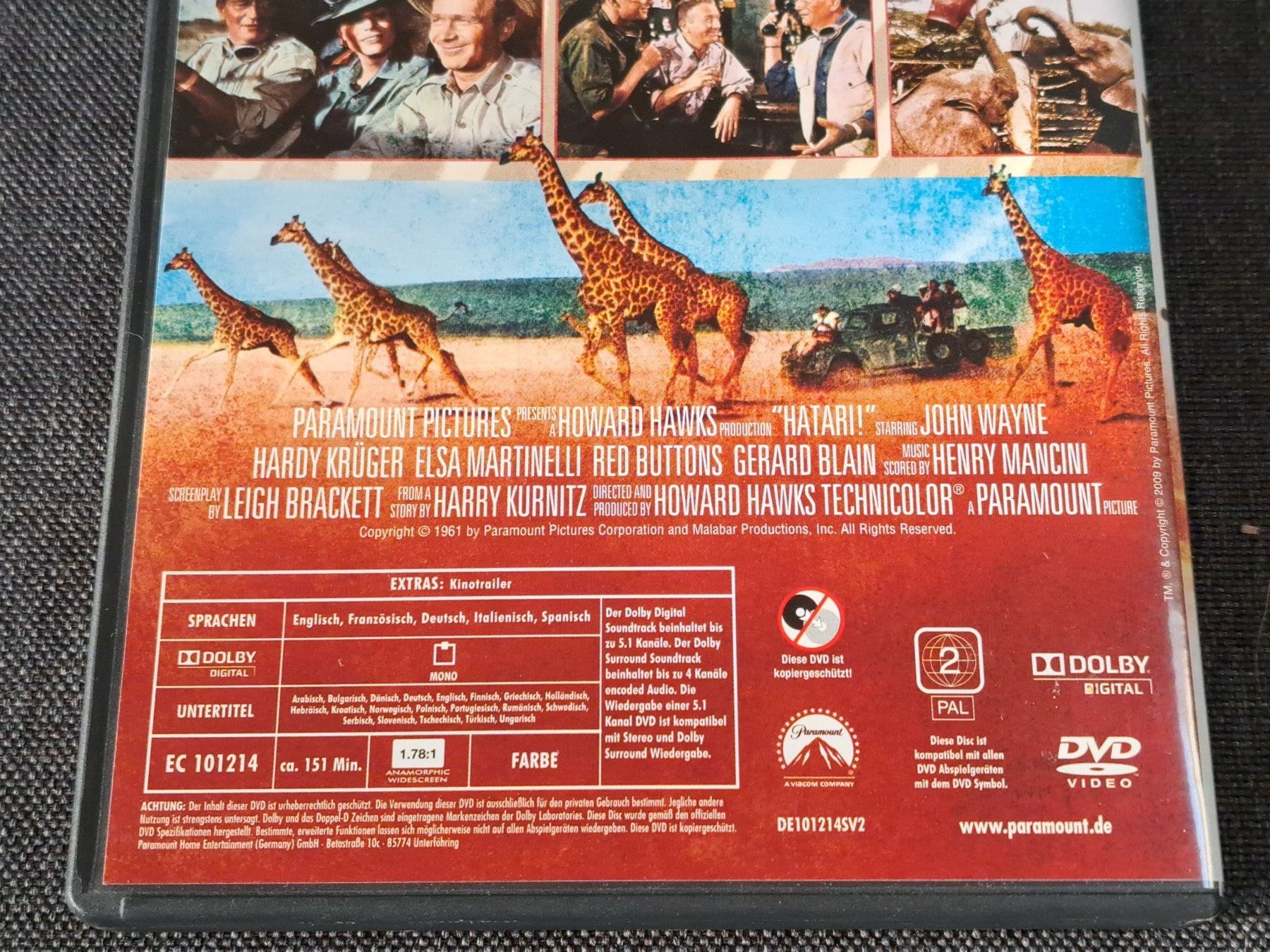 Tutti i DVDs: DVD Hatari mit John Wayne aus 1962 – Nuovo (secondo la descrizione) da Unterseen venduto da Kanica 3
