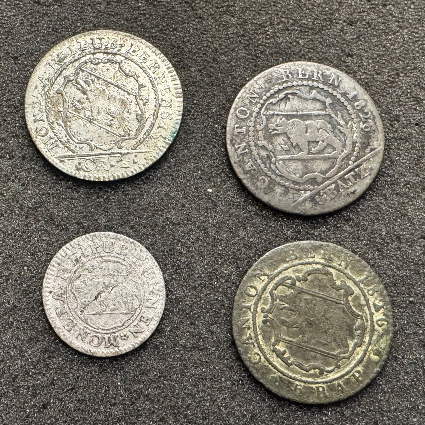 Tutti le monete: Lot 4 Kantonal Münzen Bern – Usato da Reitnau venduto da tb-muenzen 1
