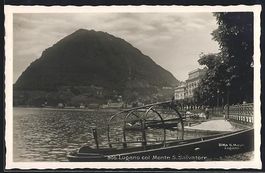 Lugano, Panorama col Monte S. Salvatore