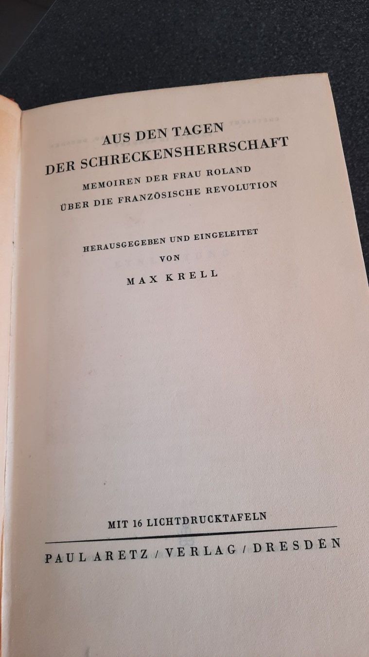Libri: Aus den Tagen  der Schreckensherrschaft. – Usato da zürich venduto da gabab 4