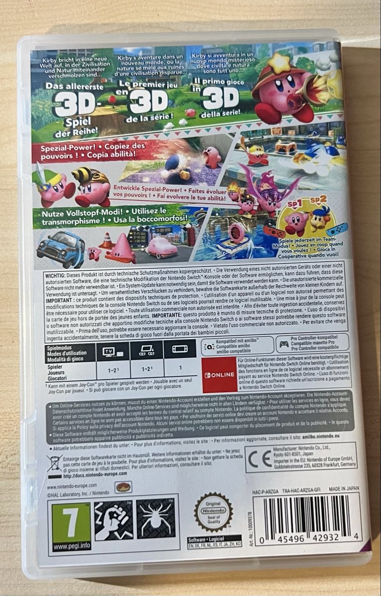 Nintendo Giochi: Kirby et le monde oublié  – Usato da Grandevent venduto da David28313 1