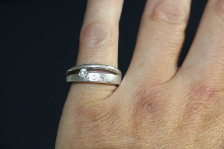 Bagues: Set 5-teilig, Silber, Zirkonia, Gr. 100 – D'occasion à Eschenbach SG par Anisti13 2