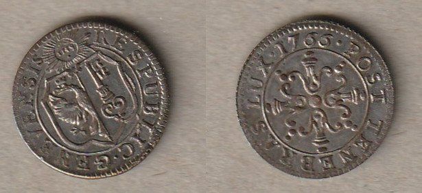 Tutti le monete: Genf, 6 Quarts 1766 vorzüglich – Usato da Allschwil venduto da Coinfreak