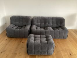 Ligne Roset Kashima Sofa, Sessel und Hocker Set neuwertig
