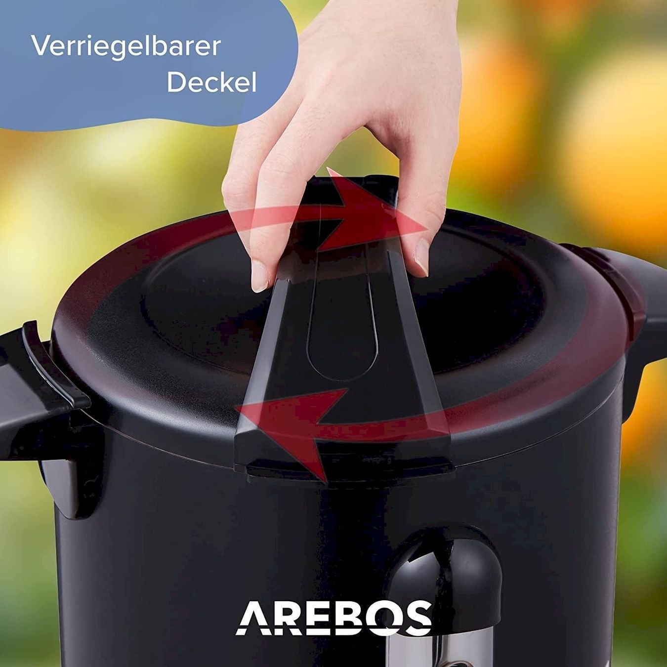 Elettrodomestici da cucina: Arebos Glühweinkocher Schwarz 20L – Nuovo e nell'imballaggio originale da Bottighofen venduto da zaap 4