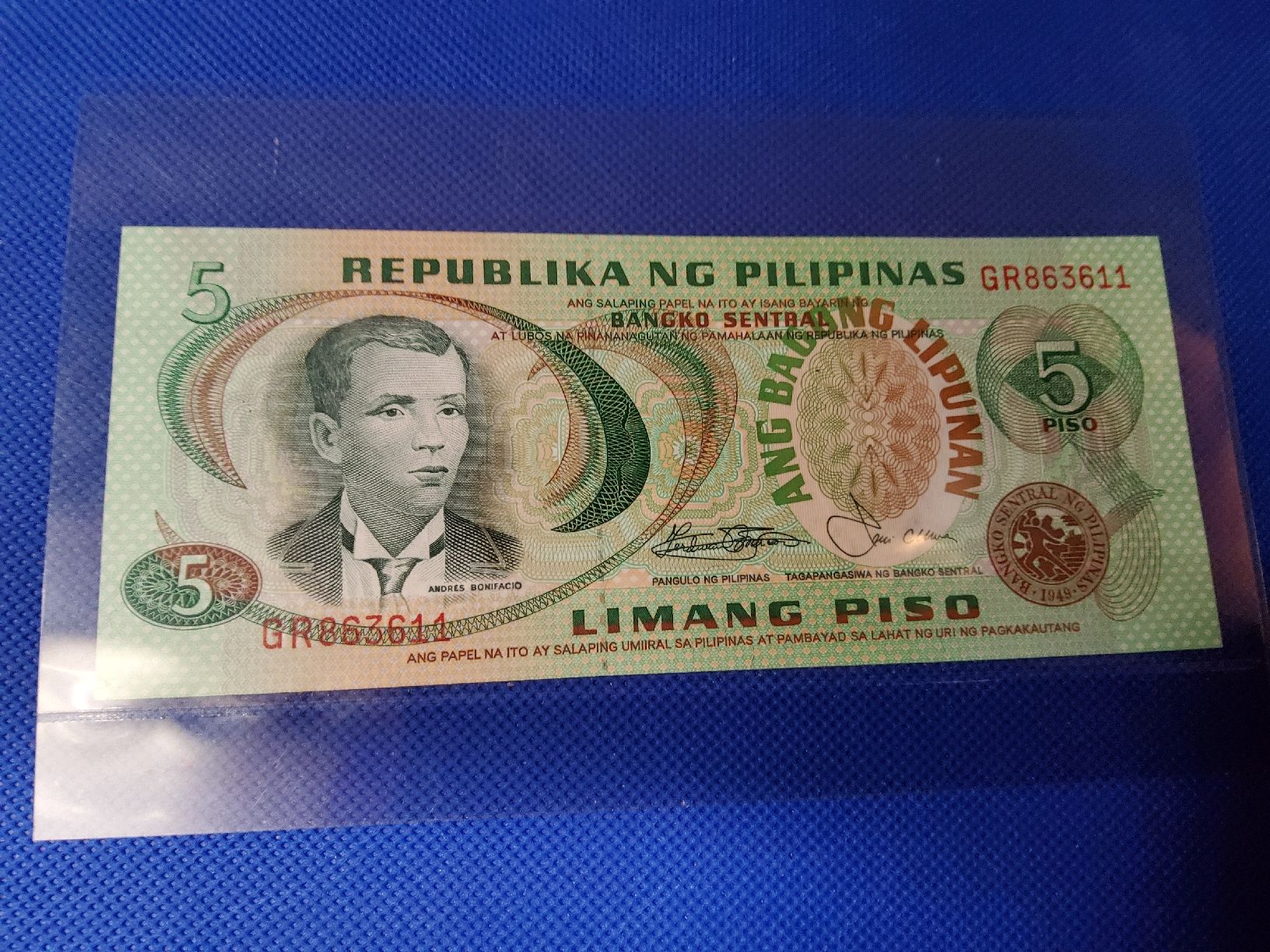 Banconote: Banknote Pilipinas 1949 NEU – Nuovo e nell'imballaggio originale da Herisau venduto da Nluanalucas