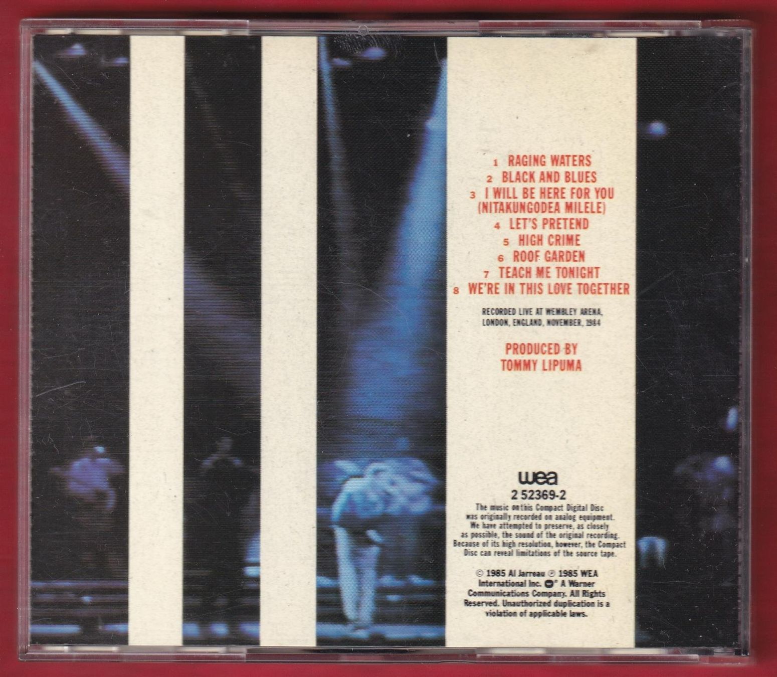 CD: Al Jarreau - In London (CD) – Usato da Zürich venduto da Pfluftl2000 1