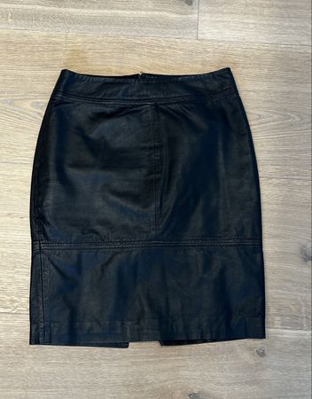 H&M Echte Lederrock g.38