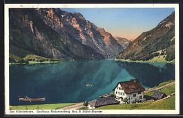 Glarus, Klönthalersee, Gasthaus Rodanne