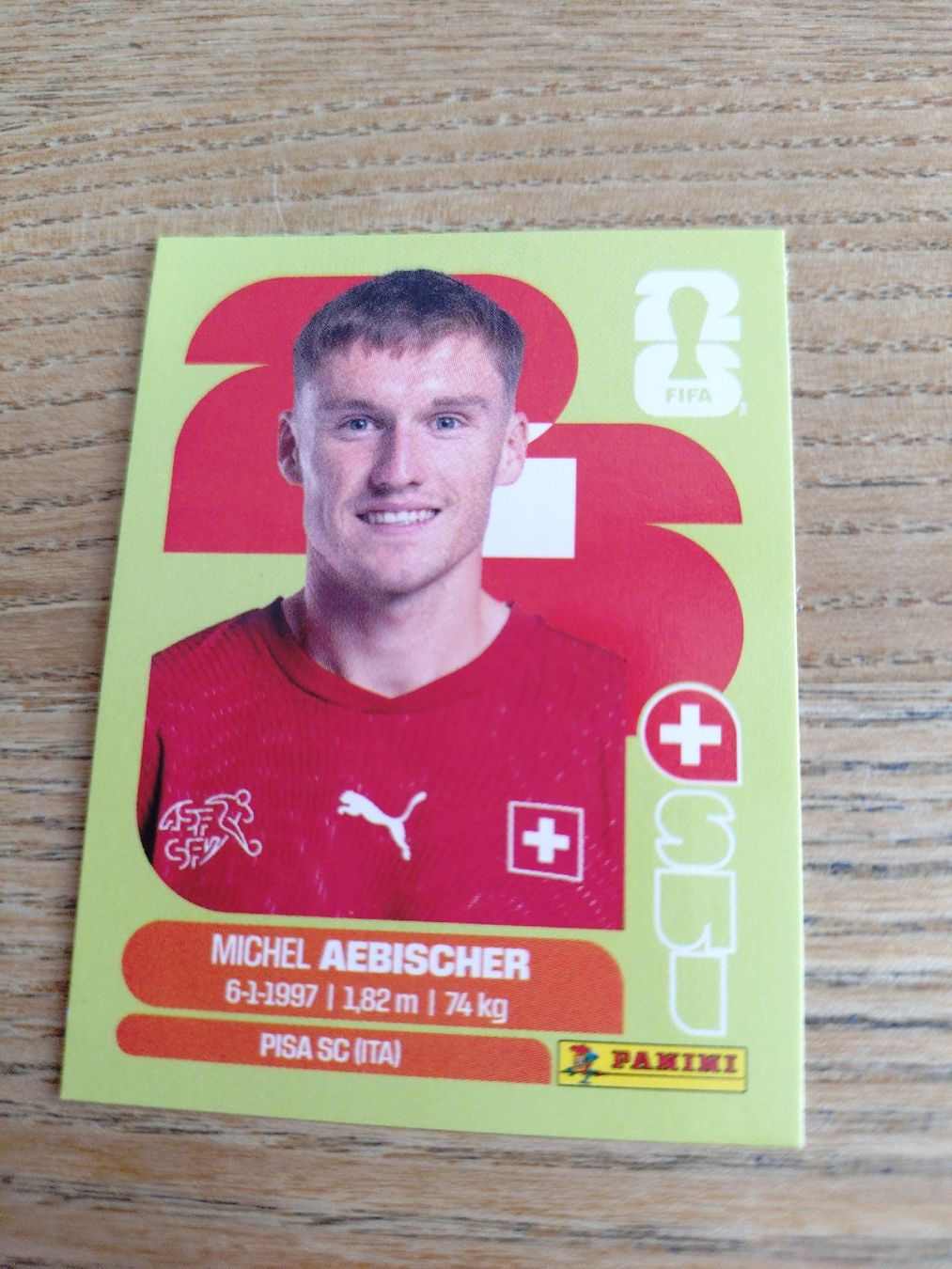 Panini Sammelbilder & Trading cards: Panini Michel Aebischer SUI 16 – Neu und originalverpackt aus Steinmaur von Cinderella309