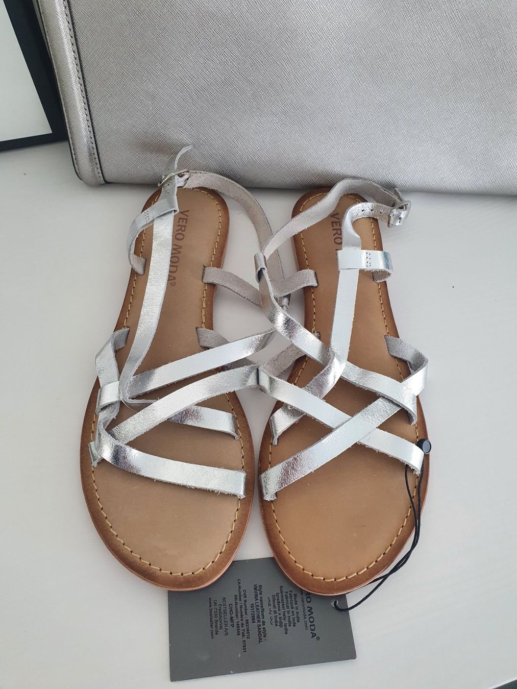 Scarpe da donna: Schuhe Vero Moda, Größe 40, silver, Leder – Nuovo e nell'imballaggio originale da Zuchwil venduto da ger_ws6t
