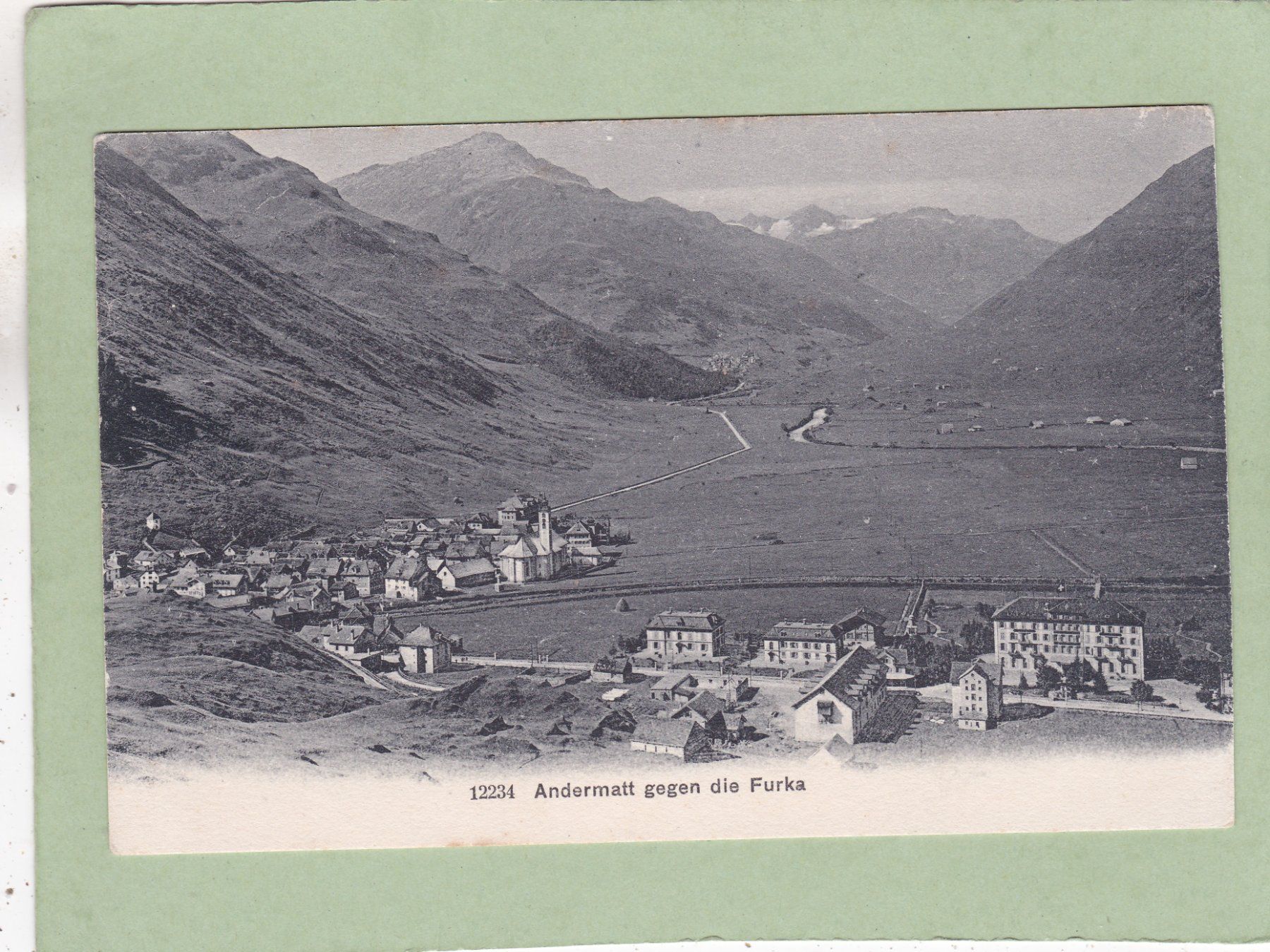 Cartoline postali: Andermatt gegen die Furka – Usato da Herisau venduto da Lisegrat2008