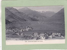 Andermatt gegen die Furka
