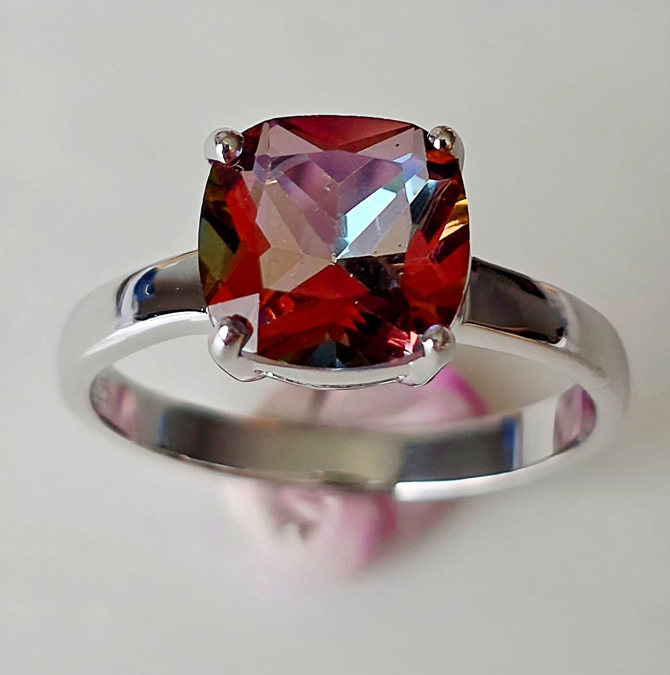 Anelli: Mystic Topas Solitaire Fingerring – Nuovo (secondo la descrizione) da Zürich venduto da Benedikt21 2