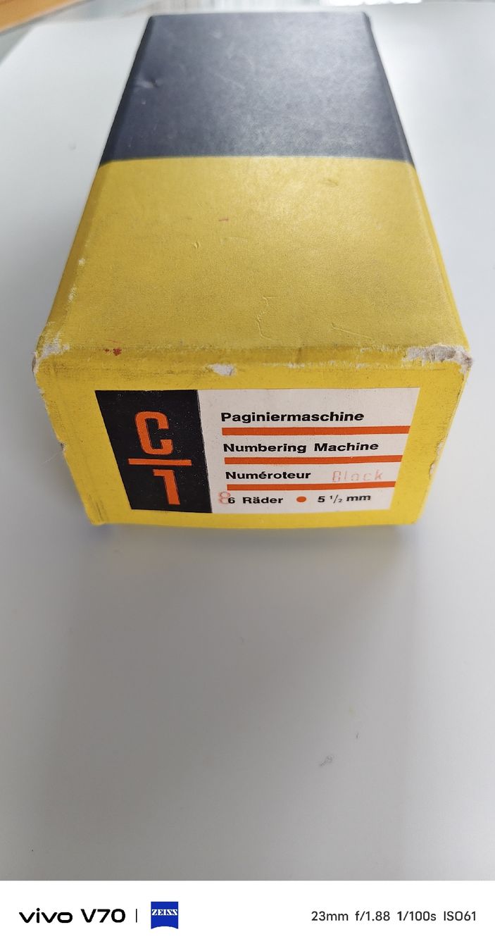 Tutti gli attrezzi: Machine à numéroter Reiner C1 – Nuovo (secondo la descrizione) da Sugiez venduto da clo_76gd 1