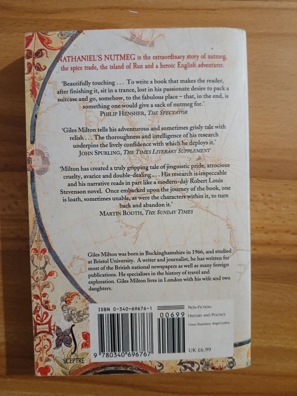 Libri: Livre Nathaniel's Nutmeg par Giles Milton – Usato da Le Sentier venduto da arc_2thy 1