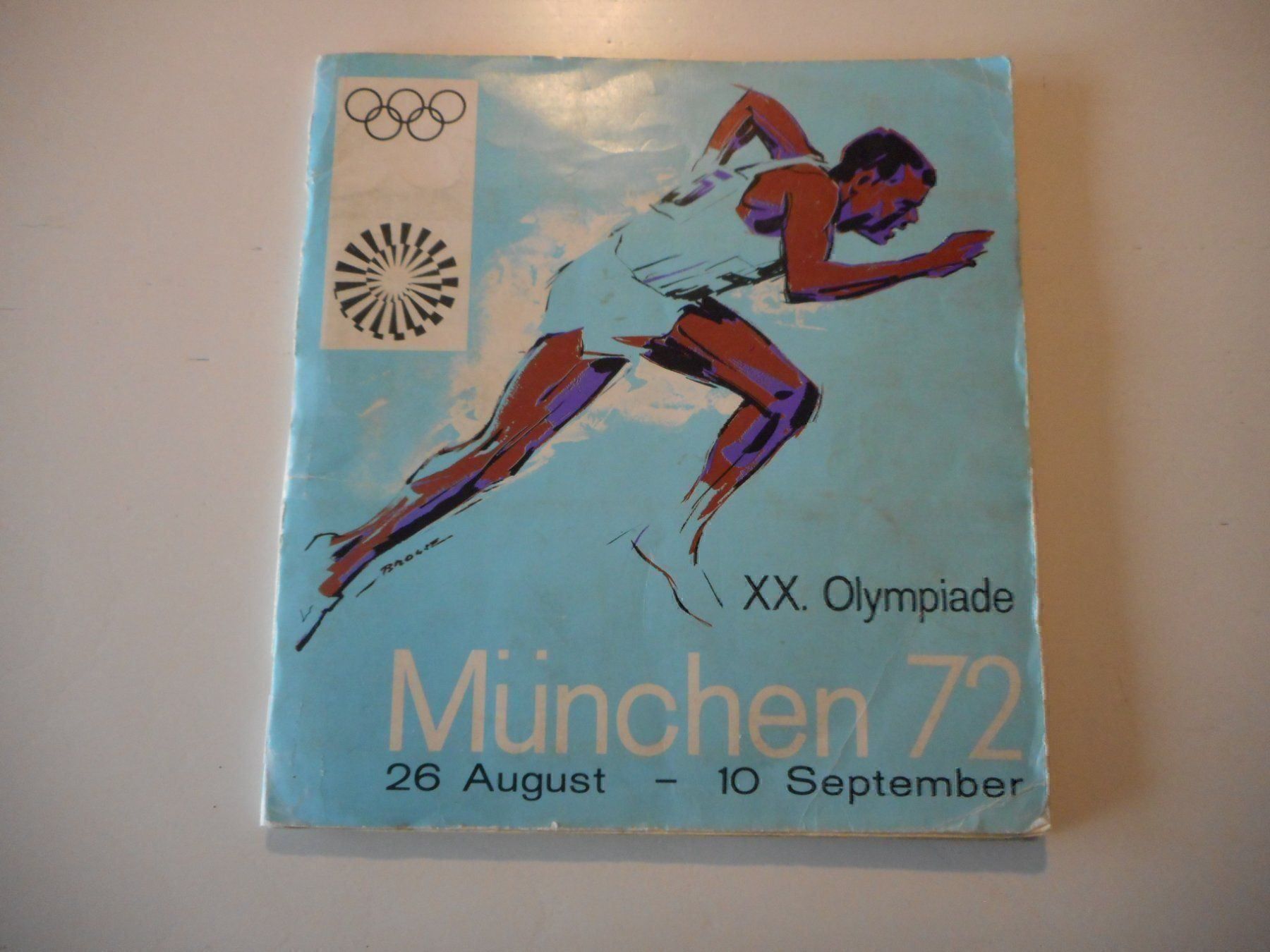 Service de verres Olympia Munich/Kiel 1972