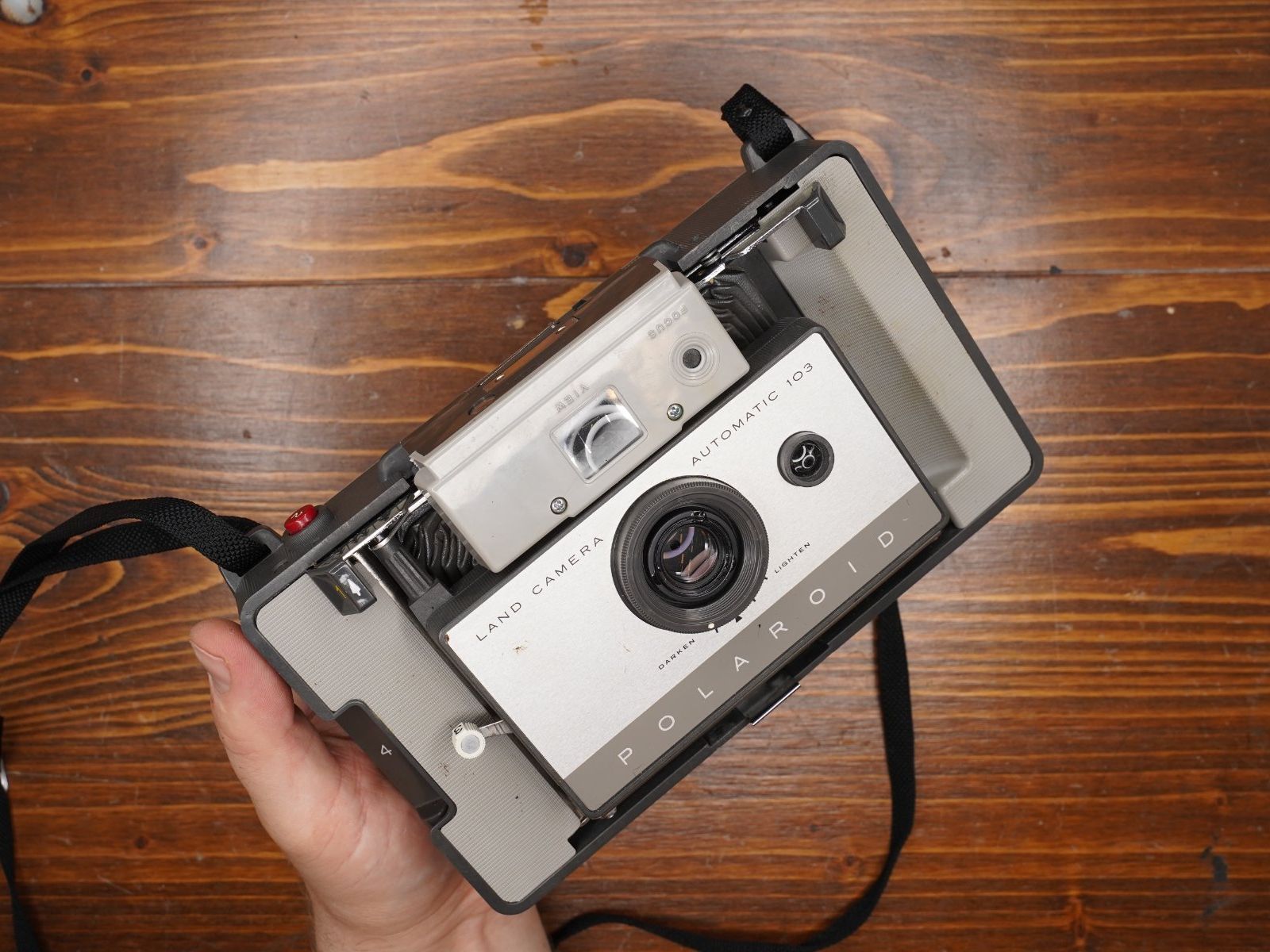 Polaroid Kamera: Polaroid Land Camera Automatic 103 SET – Gebraucht aus Bern von FotoStrobo.ch_Outlet 3