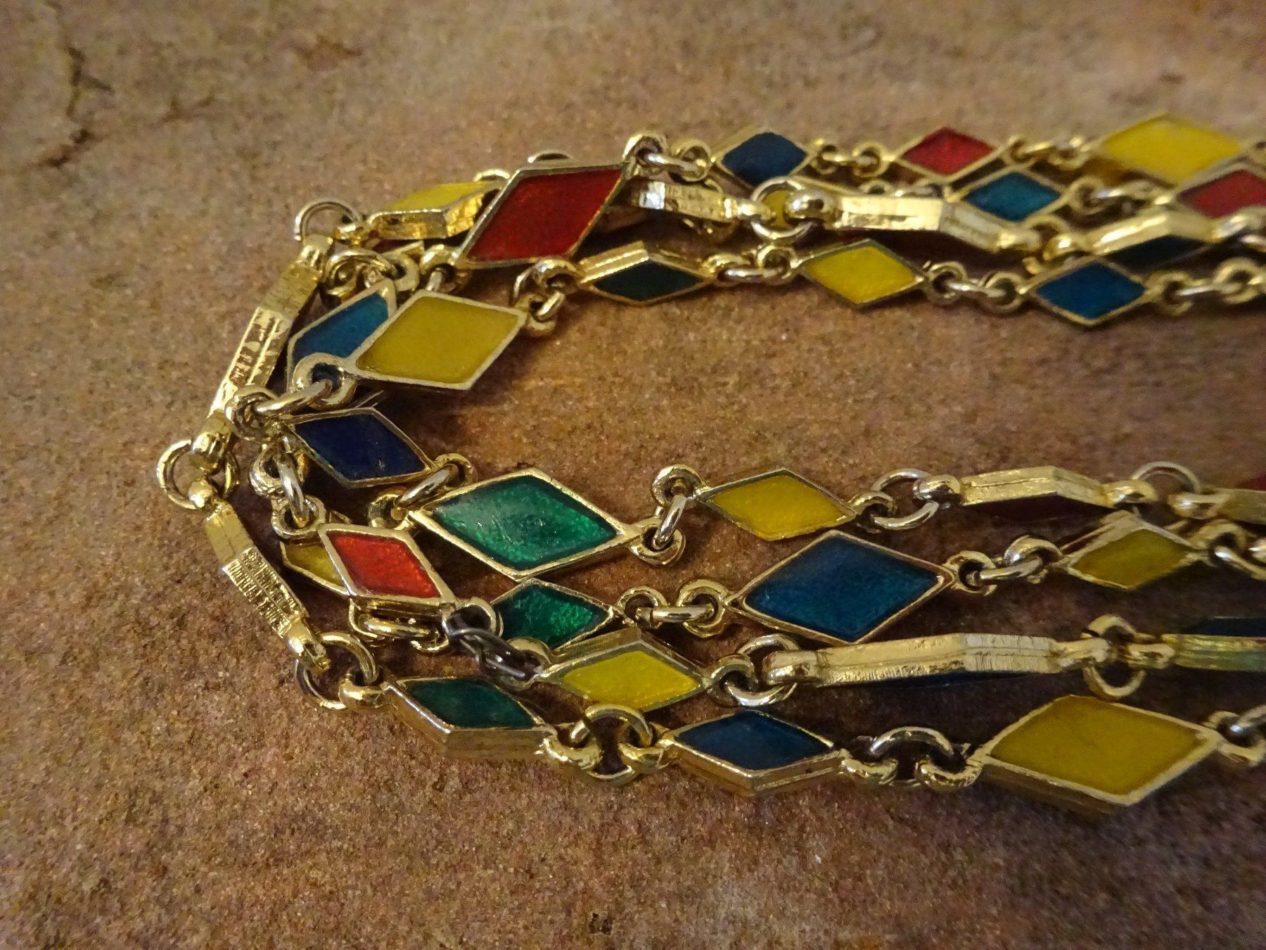 Ketten: Kette Emaille Cloisonné Harlekin – Gebraucht aus Esslingen von FetteSchnecke 4