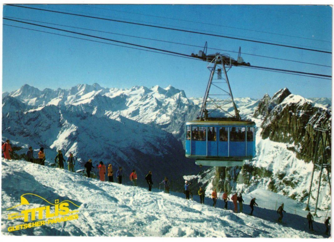 Cartes postales: Engelberg - Luftseilbahn Stand--Titlis – D'occasion à Binningen par Mountainrider