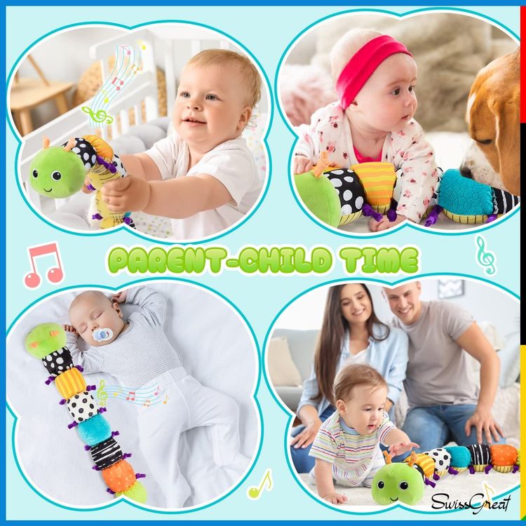 WEofferwhatYOUwant Kinder E-Gitarre - Musikspielzeug Ab 18 Monate - Mit Licht & Sound