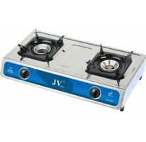 + CAGO JV 03 Propan Butan Gaskocher 2-flammig aus Edelstahl