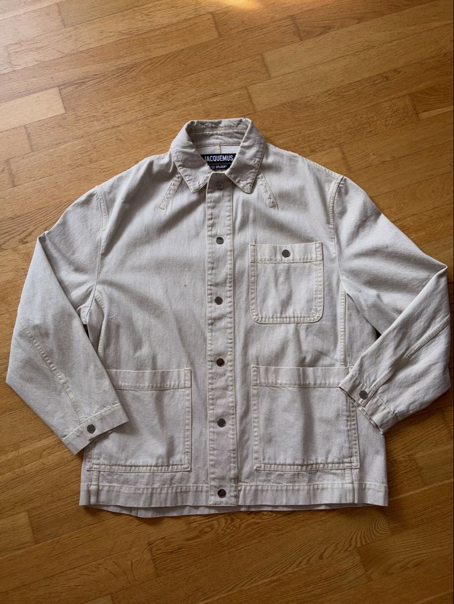 Jacquemus Giacche: Jacquemus Le Splash Jacket beige - Size 52 – Usato da Zürich venduto da nickadelic