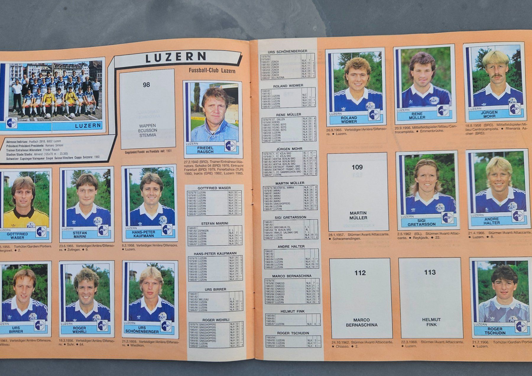 Panini Album: Panini Nationalliga A/B 1988 – Usato da Kollbrunn venduto da tsrg2013 2
