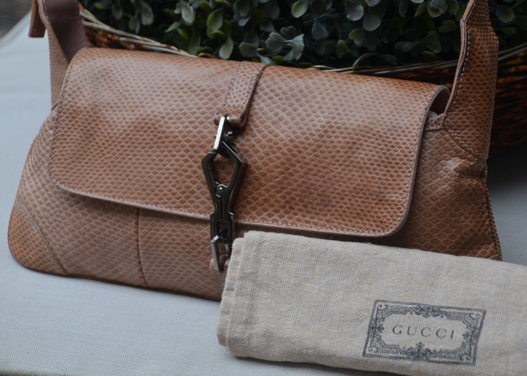 Gucci Borse da donna: Gucci Tasche - Eidechsenleder / sac - cuir de lézard – Usato da Collonges venduto da Auganien 2